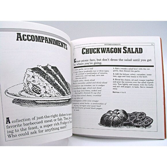 Vintage Finger Lickn' Rib Stickin' Great Tastin' Barbecue Cookbook Jane Butel - Picture 8 of 11